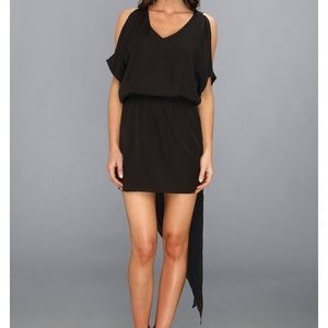 BCBGeneration Black Asymmetrical Hem Dress